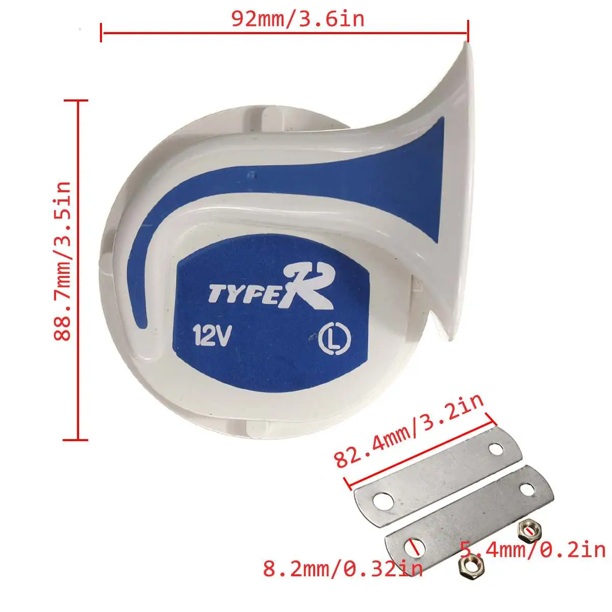 1 пара дБ универсальная черная Водонепроницаемая электрическая улитка модель со