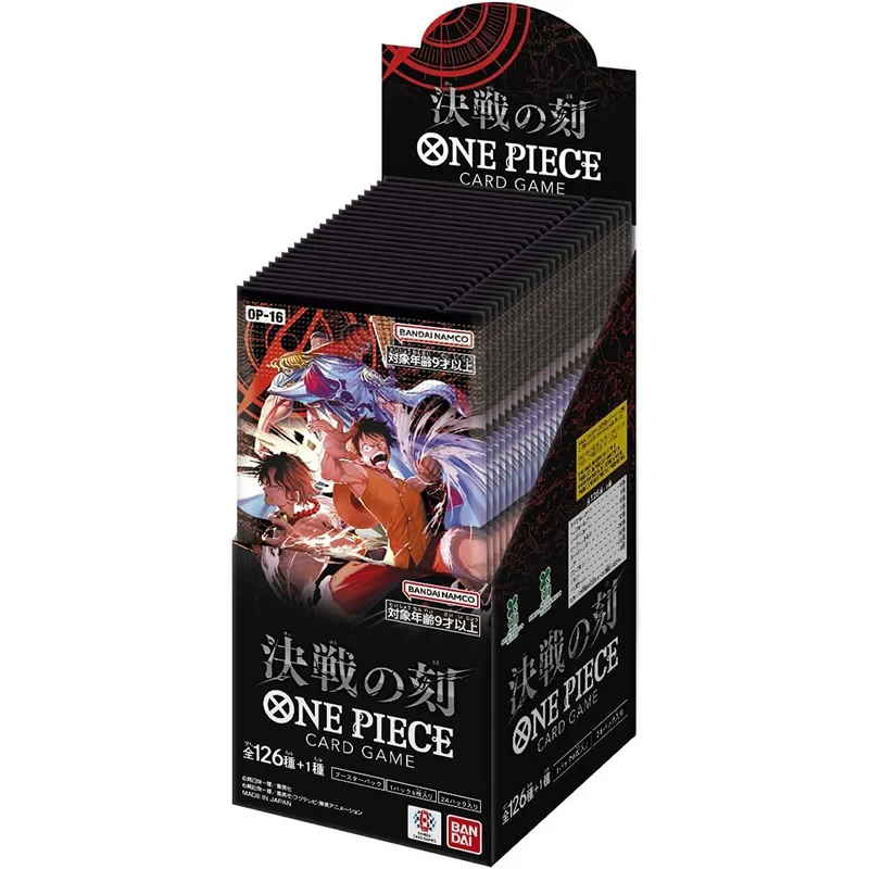 Фото Новый японский бустер-бокс BANDAI One Piece TCG OP-16 The Moment of Decisive Battle для коллекционных карт TCG №3