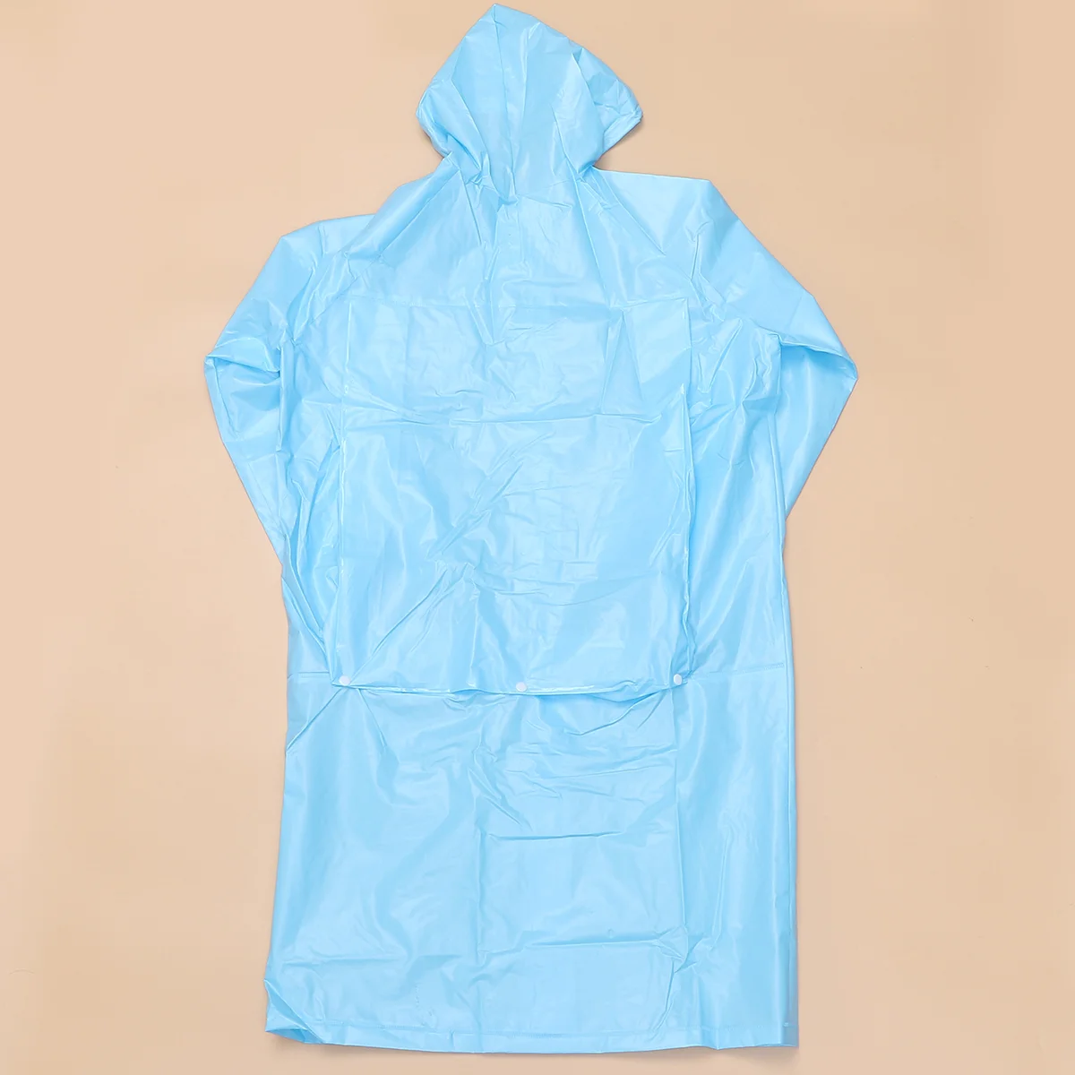 

1Pc Raincoat EVA Rain Poncho Fashion Waterproof Raincoat Hooded Rainwear with Hat for Adult Outdoor Size M (Blue) Mouse