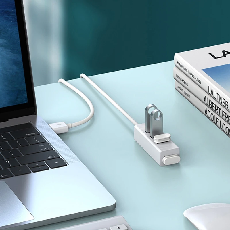 USB 2.0 Hub 4 Port Ultra Slim High Speed Extension Splitter Adapter for Laptop Cable For Mouse Keyboard PC Accessories | Компьютеры и