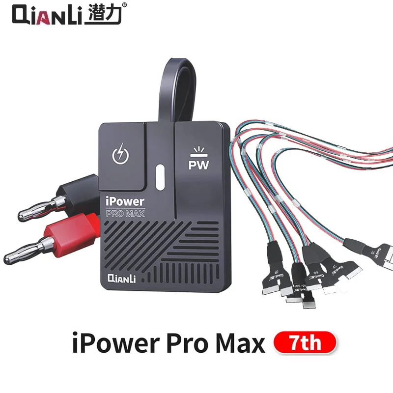 QianLi 7-е поколение iPower Pro Max для iPhone 6-14Pro MAX, обслуживание телефонов, кабель постоянного тока для тестирования, ремонтная линия загрузки