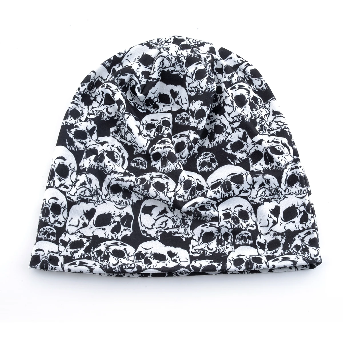 Шапка-бини в стиле унисекс теплые лыжные шапки с рисунком черепа хип-хоп/панк для