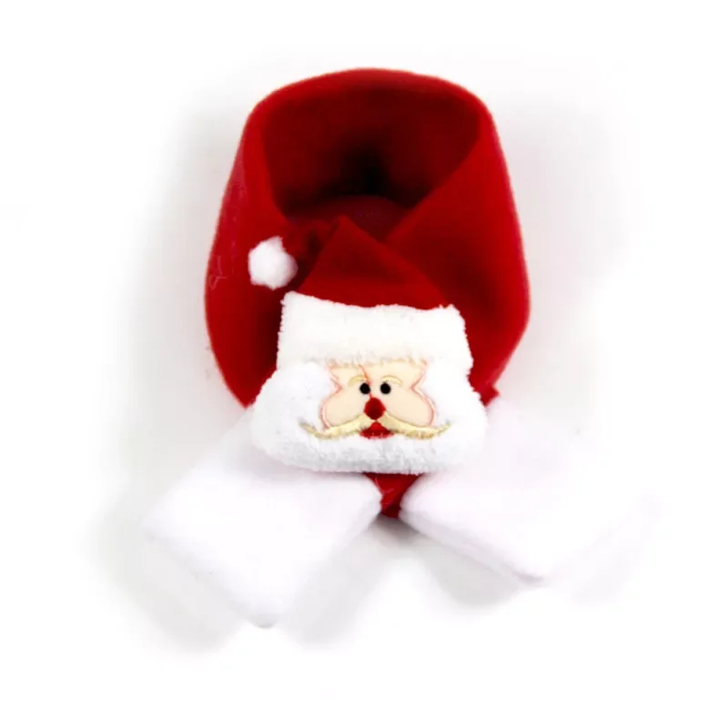 

2023NEW Red Christmas Pets Scarf Dog Cat Neck Warm Soft Scarf Pets Winter Christmas Gifts Warmer Accessories Pet Dog Cat Supplie