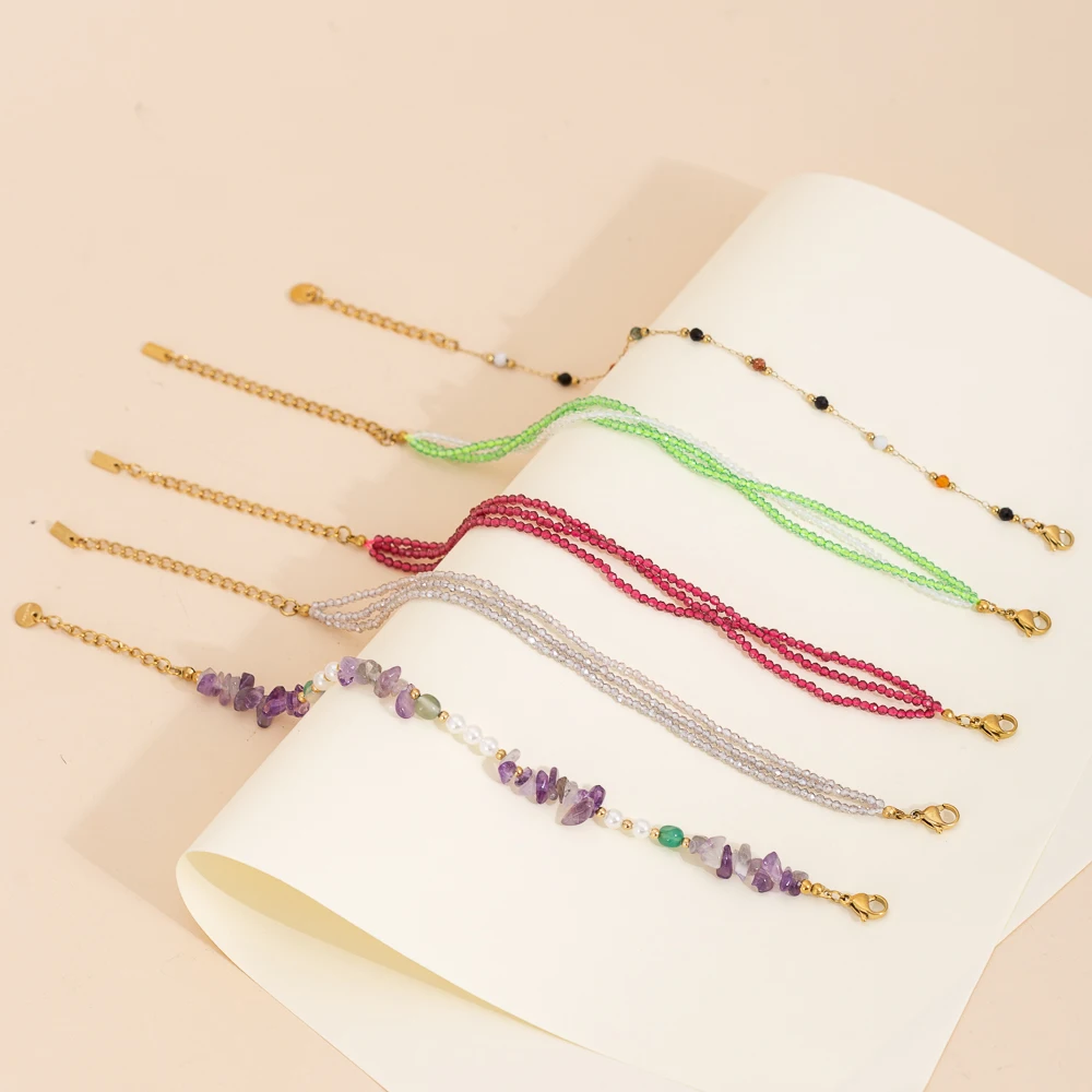 Модные нестандартные бусины carliдана на заказ разноцветные из натурального камня