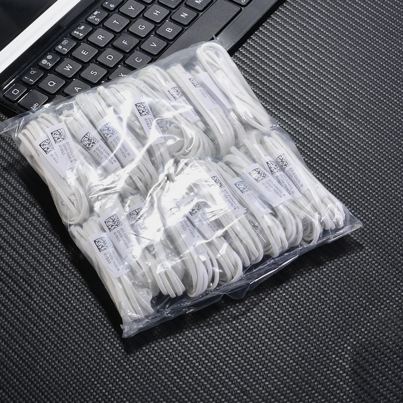 

500Pcs Universal 3.5mm Jack Stereo Music In-Ear Headphone Portable Cancelling S6 Earphone Wired Headset With Mic For Samsung S6