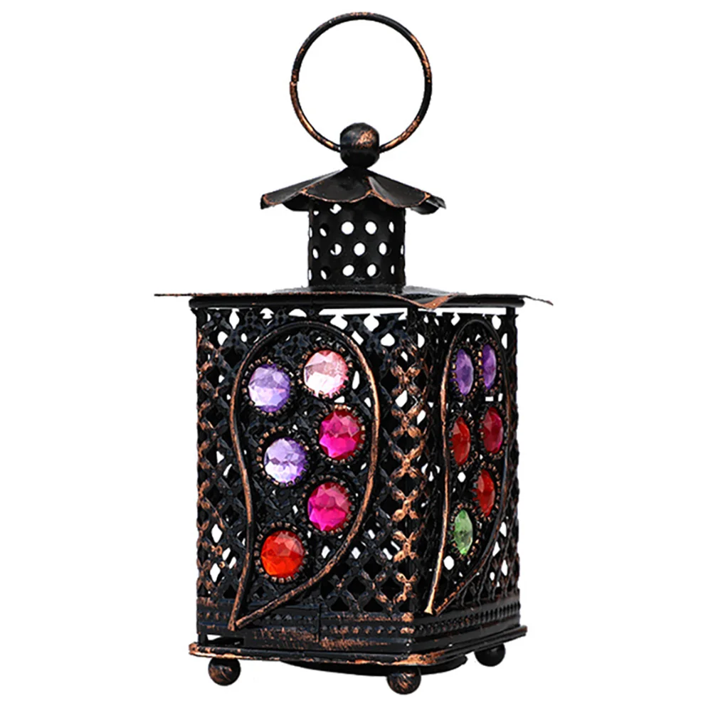 

Holder Lantern Metal Christmas Vintage Iron Hanging Cup Votive Decorative Desktop Tealight Moroccan Vinatge Lanterns Outdoor