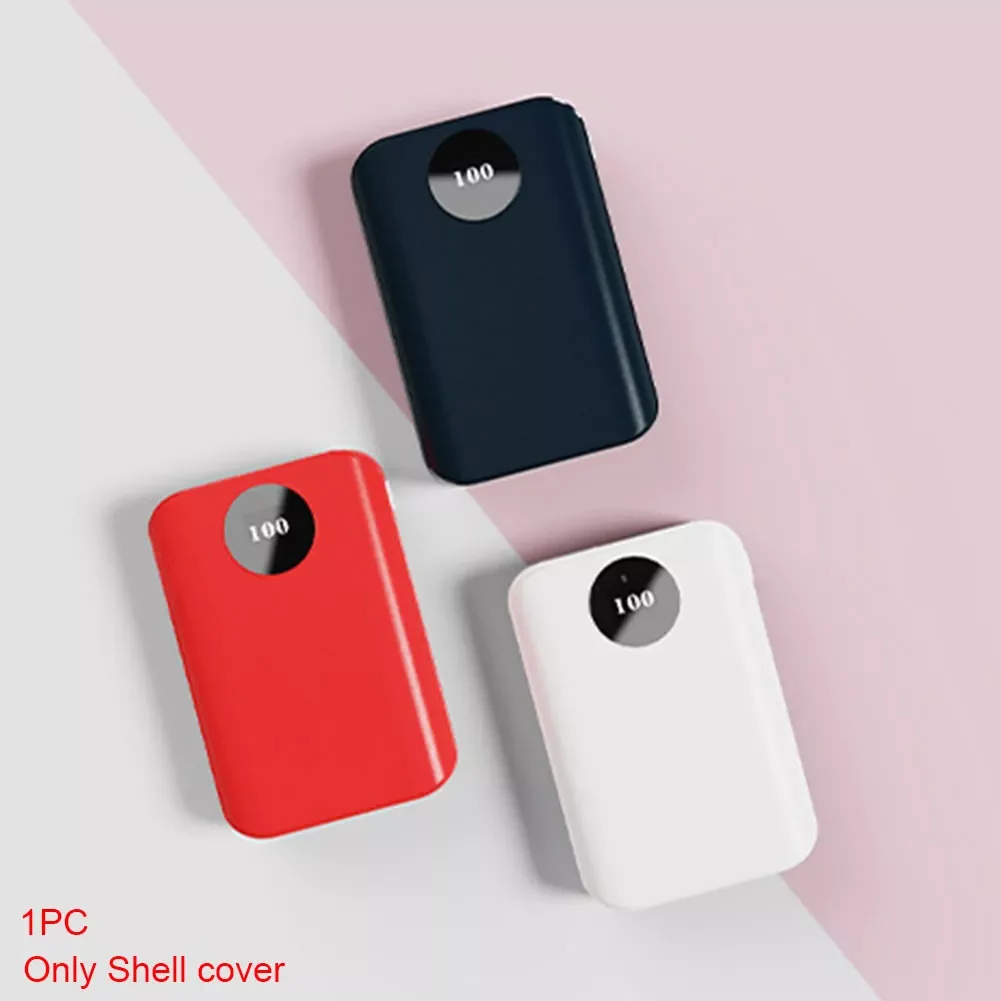 

3 Batteries Dual USB Led Digital Portable Charger Box Type C Power Bank Case DIY Practical Accessory No Welding Mobile Phone