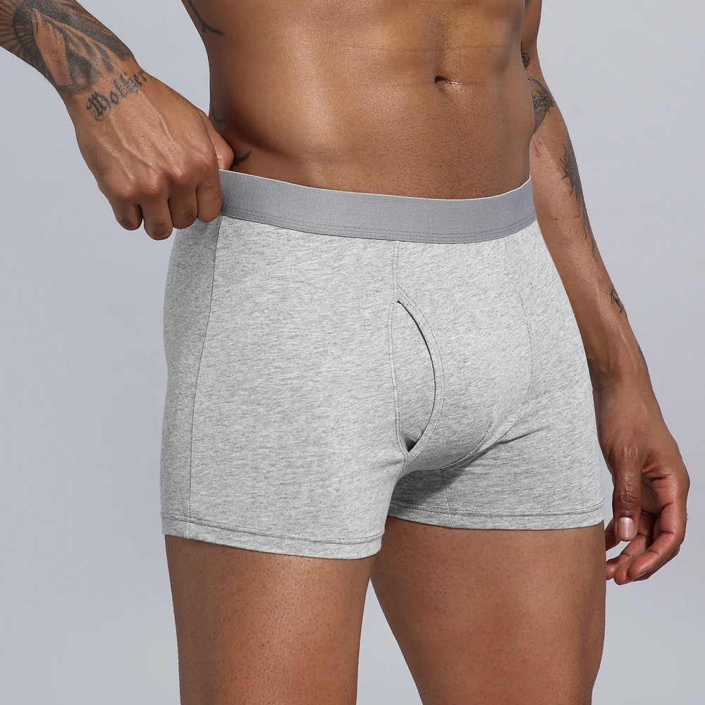 

Трусы-боксеры мужские, нижнее белье, хлопковое нижнее белье