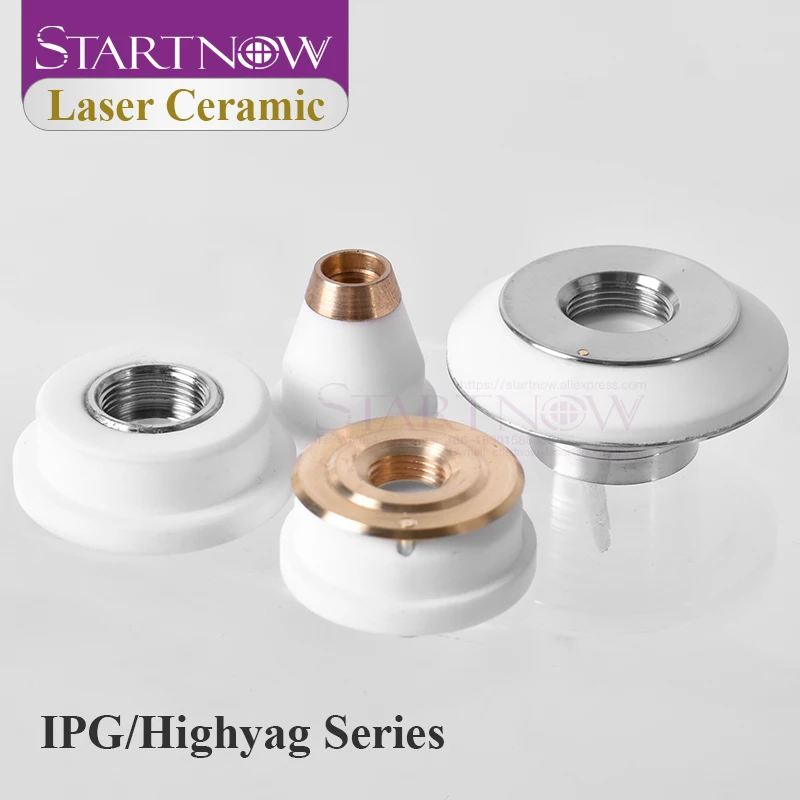 Startnow Fiber Laser Head Ceramic Ring Accessories IPG Highyag BOCI 254493/260432 Bystronic Laser Cutting Nozzle Holder