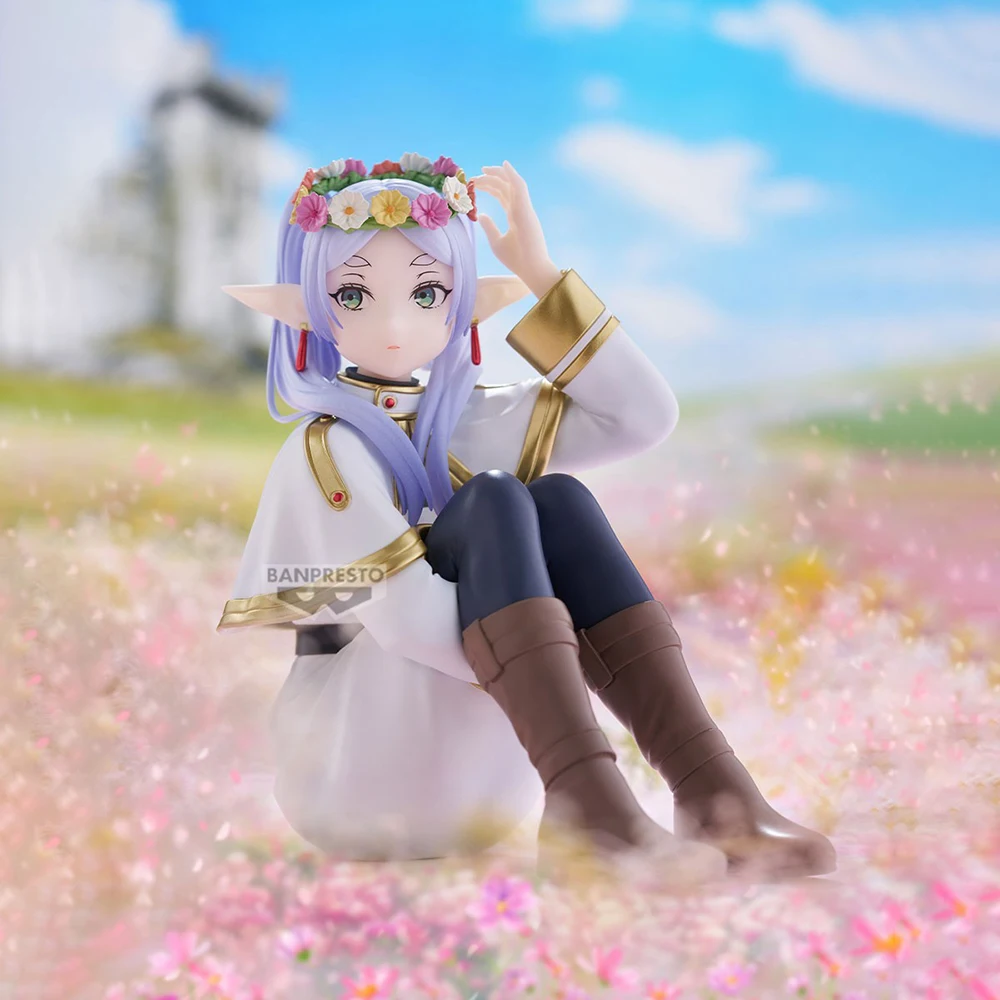 Фото В наличии оригинальная фигурка Banpresto ESPRESTO Flower Crown Frieren: Beyond Journey's End Himmel Frieren, модель игрушки №3