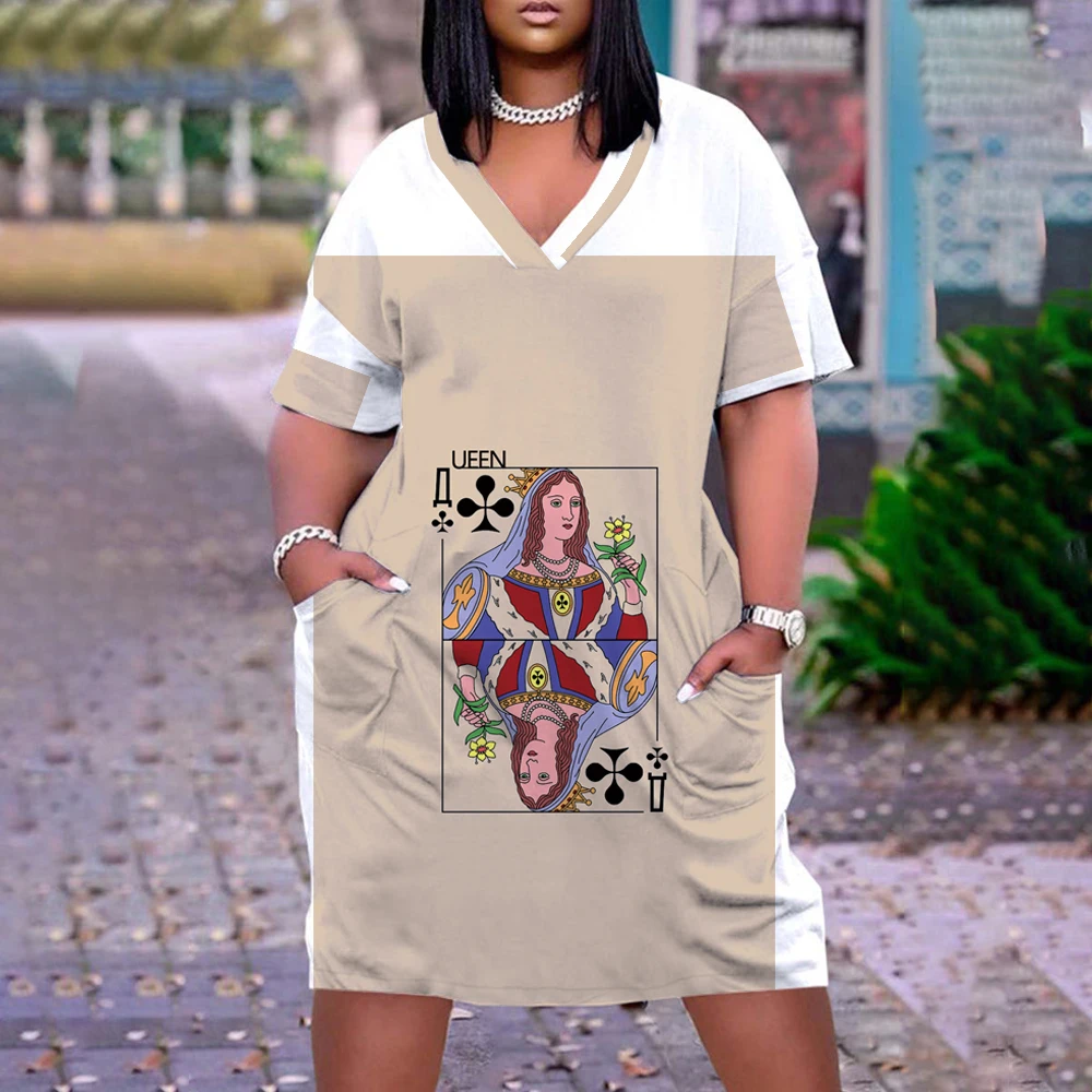 

Женское платье с V-образным вырезом, вечернее платье в богемном стиле с 3D-принтом, с V-образным вырезом, в вечерние ле ретро, для лета, 2022