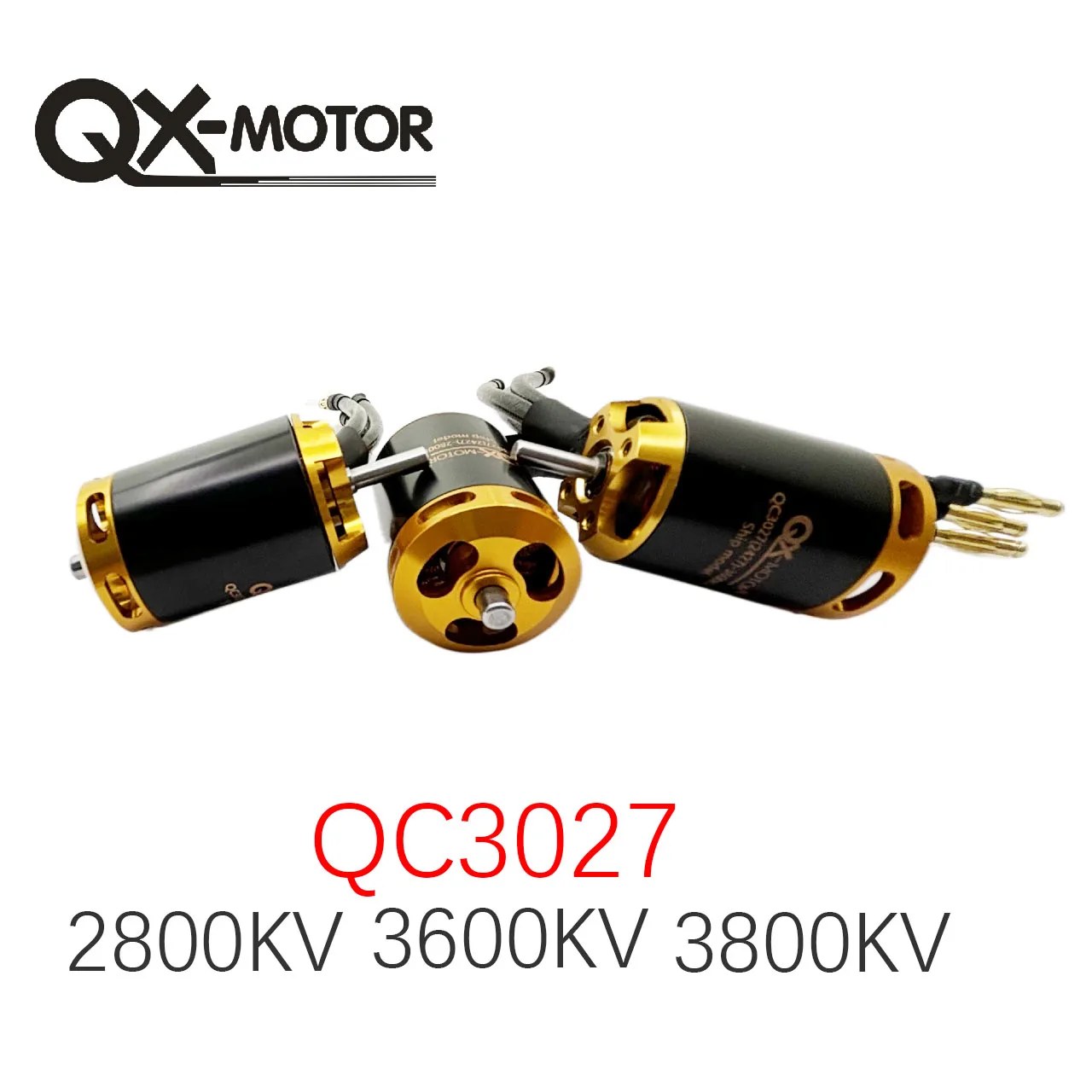 QX-Motor QC3027 -2800 кв 3600 3800 бесщеточный двигатель для DIY RC без сердечника с сильным