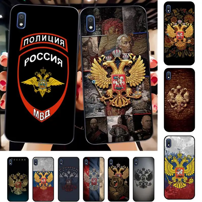 

Russia Russian Flags Poccnr Emblem Phone Case for Samsung A51 01 50 71 21S 70 31 40 30 10 20 S E 11 91 A7 A8 2018