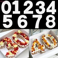 46810inch pet 0 8 numbers cake mold cake decorating tools for wedding birthday baking pastry confectionery accessories
