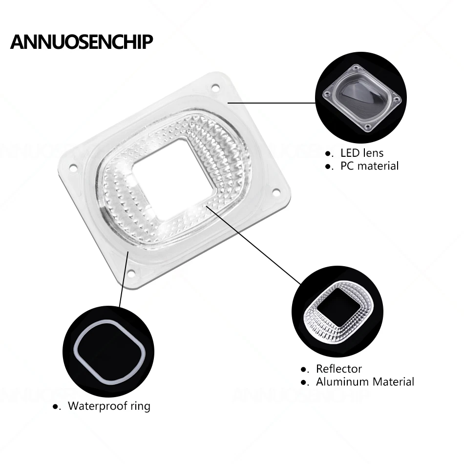

ANNUOSENCHIP 7540 LED объектив для фитоламп