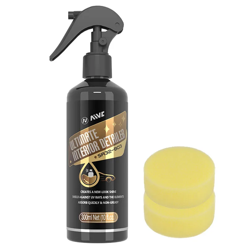 

Реставратор автомобильного пластика Назад к черному глянцевому покрытию для полировки кожи AIVC Средства для чистки автомобиля Восстановление пластиковых деталей Автодетализация