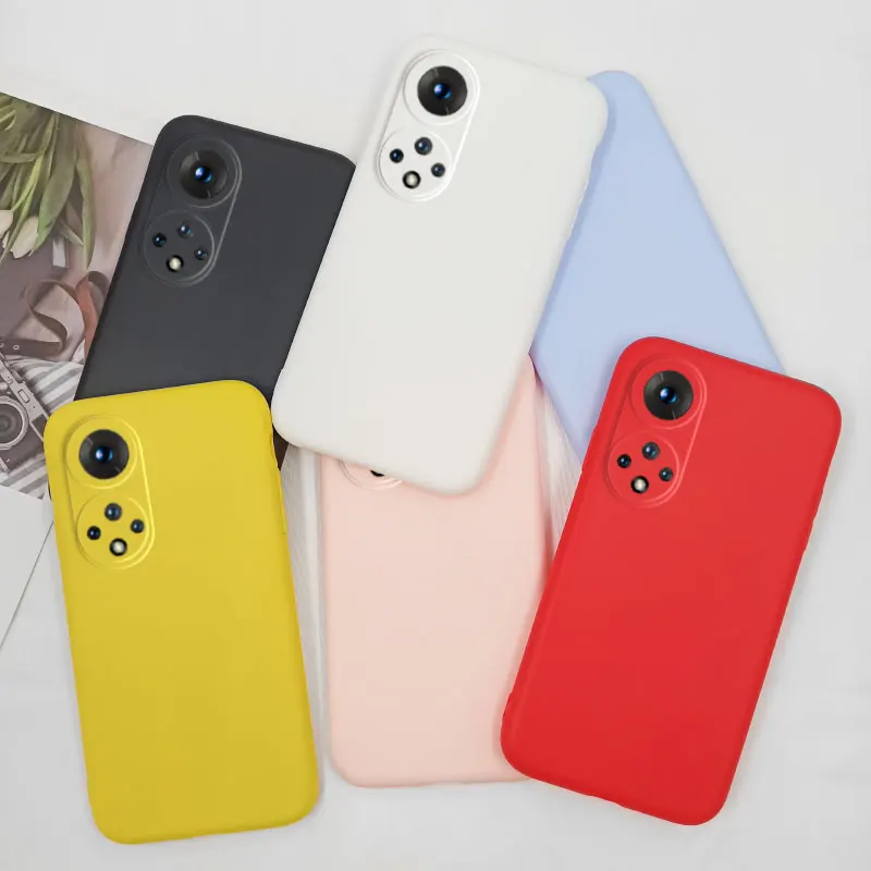 Чехол из ТПУ для Huawei P20 Pro Lite Honor 50 Nova 8i задняя крышка силиконовый мягкий матовый