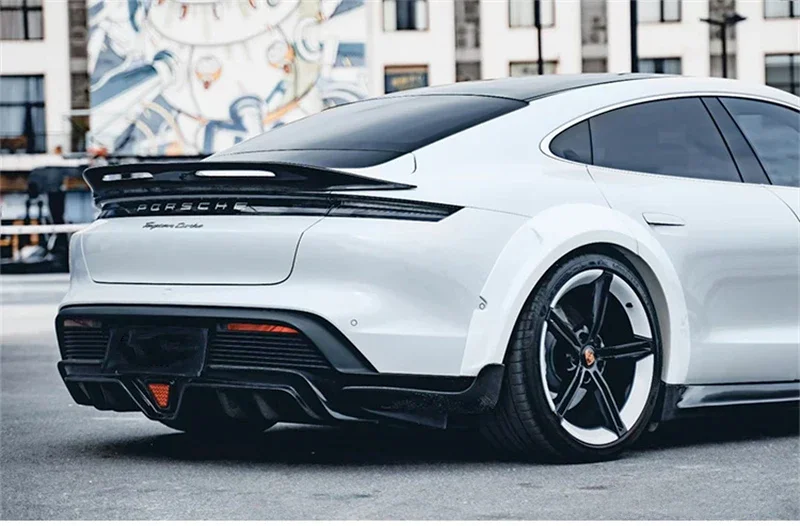 Спойлер из настоящего углеродного волокна для Porsche Taycan 2019 2020 2021 2022 2023
