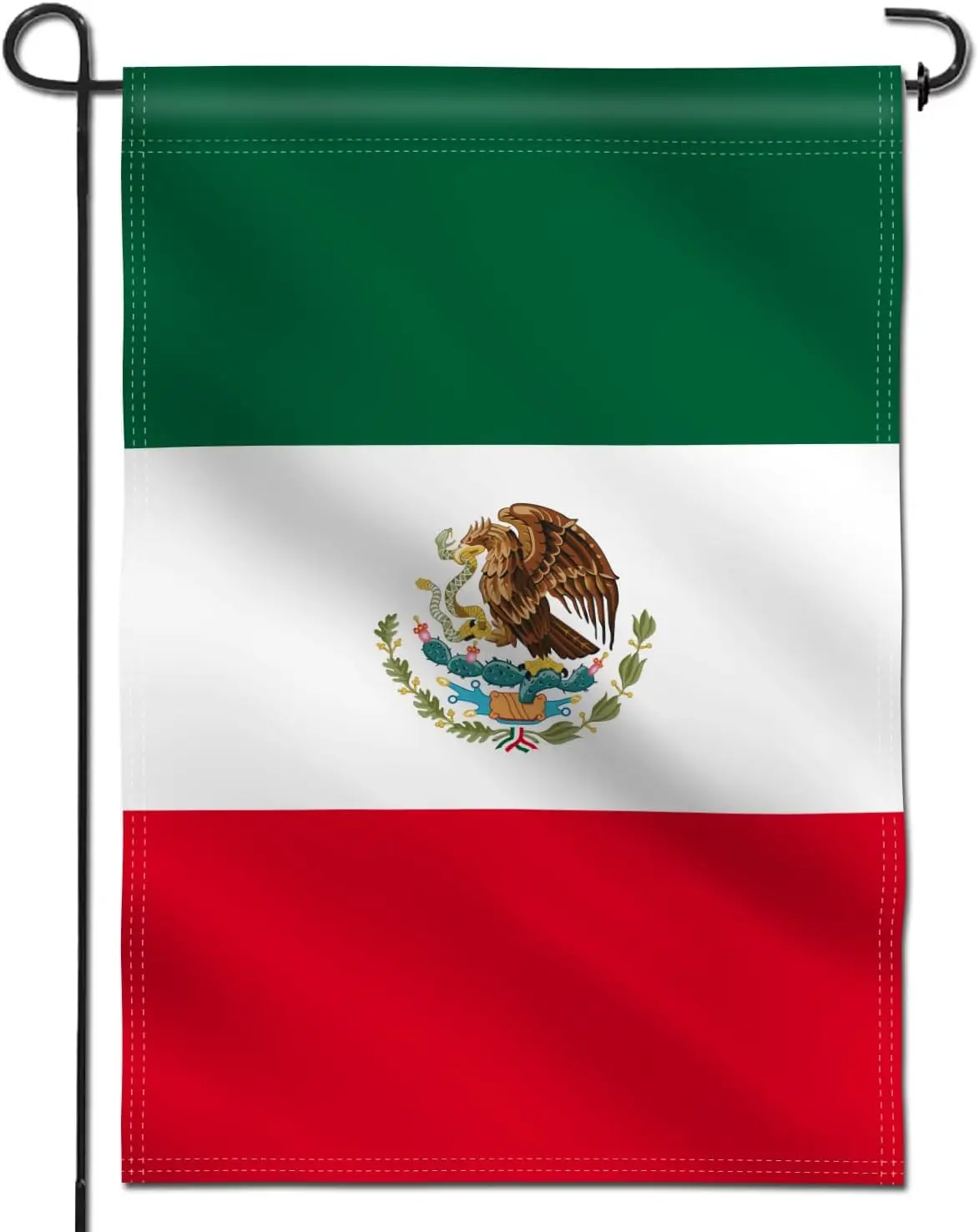 Anley Double Sided Premium Garden Flag Mexico MX Decorative Flags Mexican for Home Decor - Weather Proof & Doub
