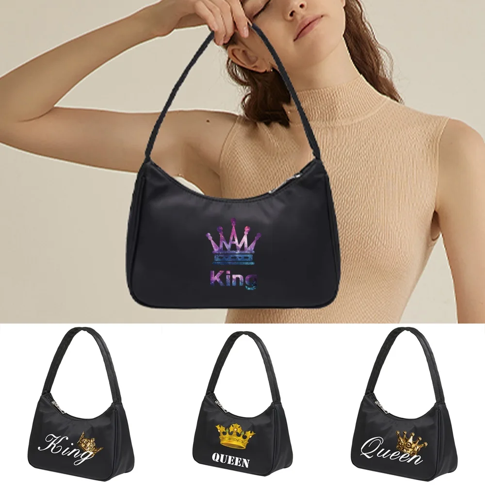 

Ladies Print Fashion Underarm Bag Popular Simple Shopper Purses Handbag Shoulder Female Daily Bag Youth Simple Versatile Bags