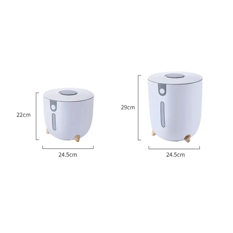 

And Bucket Insect-proof Rice Storage Box Moisture-proof Kitchen Household Sealed Transparent Flap 5kg/10kg