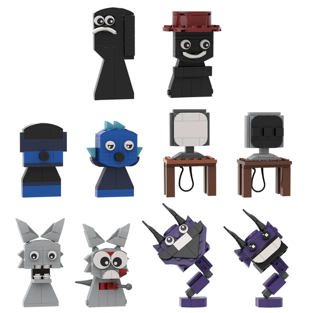 MOC Incredibox Sprunki кукла-эльф строительные блоки музыкальная игра милый тюнер Венда