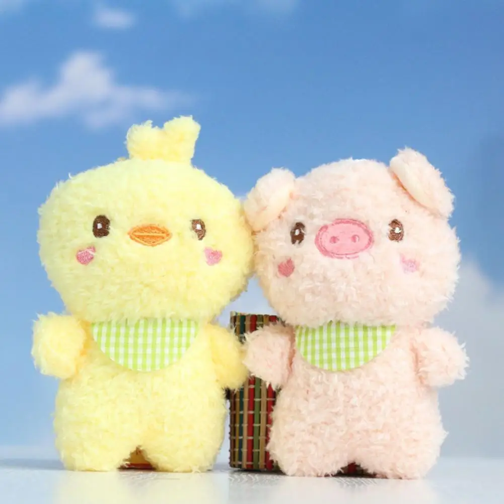 

Helpful Cute Piggy Plush Pendant Stuffed Toy Keyring PP Cotton Universal