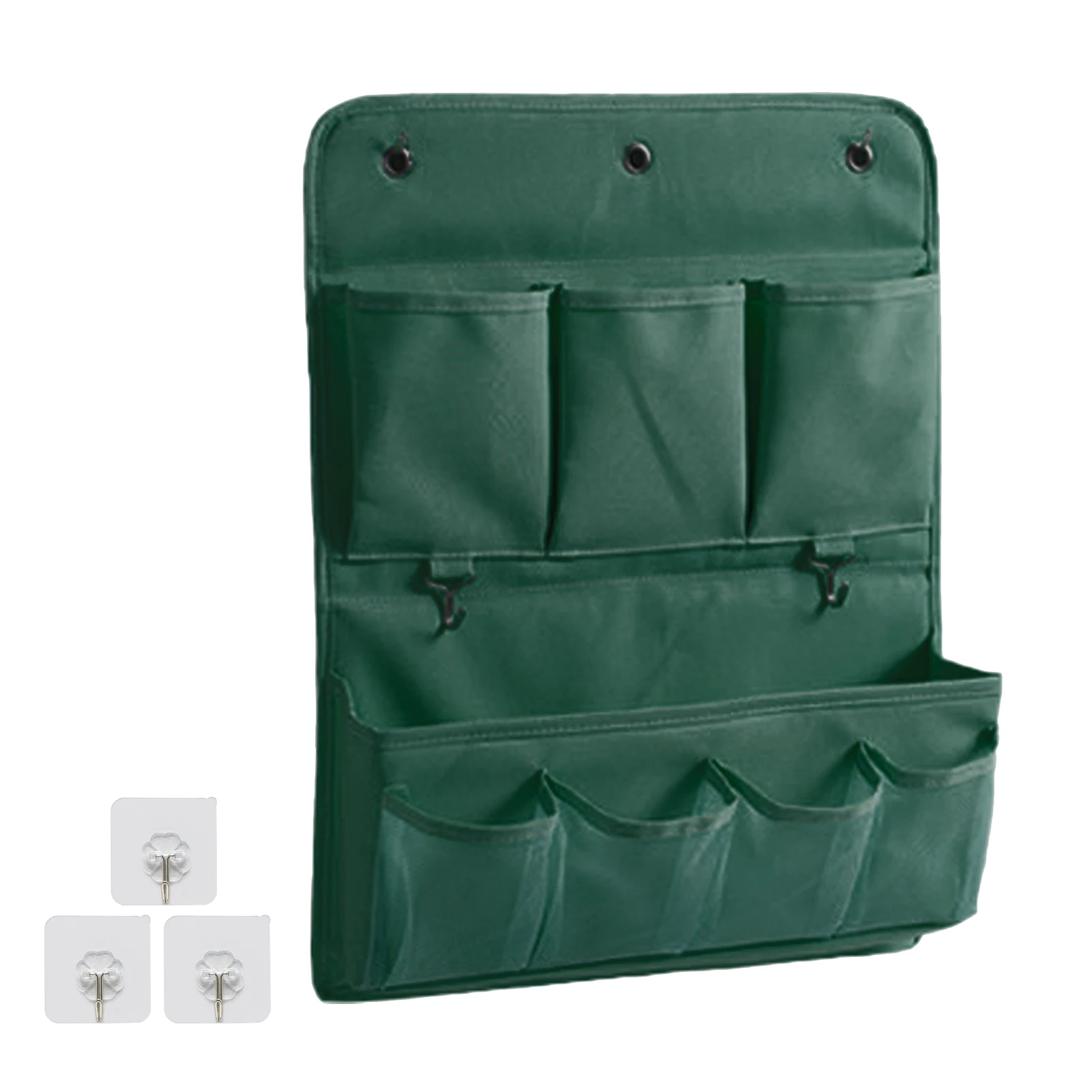 

Oxford Fabric Storage Bag Mobile Phone Double Layer Space Saving Multi Pocket Wall Hanging Foldable Behind The Door Dormitory