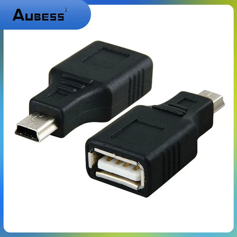 

1 PCS Mini USB Male To USB Female Converter Connector For Data Transmission Synchronization OTG Adapter Suitable For Car AUX PC