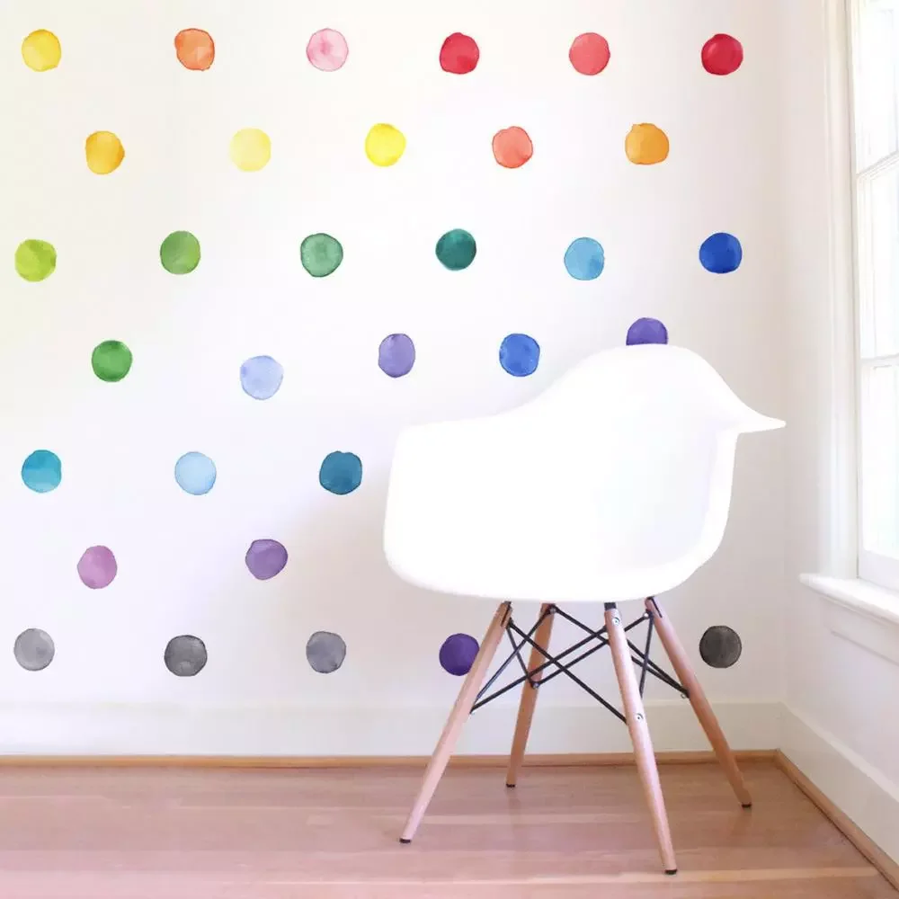 

29Pcs/Set PVC Baby Wall Decals Colored Dots Creative Stickers for Children Vinyl Nursery Room Decoration