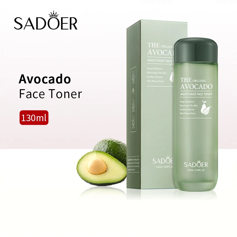 

Avocado Face Essence Refreshing Toner Moisturizing Powerful Whitening Cream Plump and Smooth Rich Water Oil Balance Skin