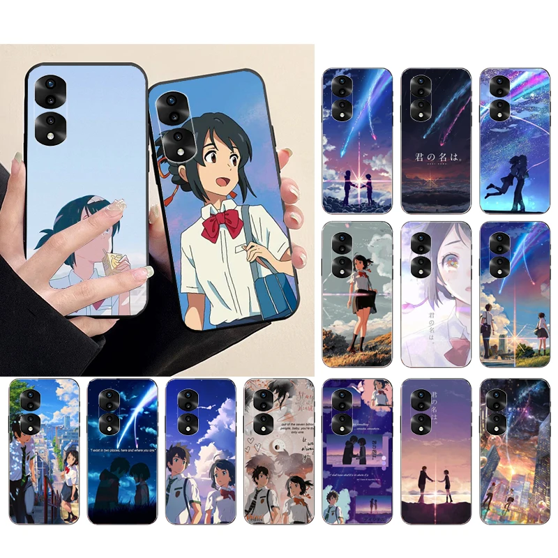 

Your Name Mitsuha Miyamizu Phone Case for Huawei Honor X9 X8 X7 X6 70 50 60 Pro 10X 20 Lite 8A 8S 8X 9X 9A 9S 10i Funda