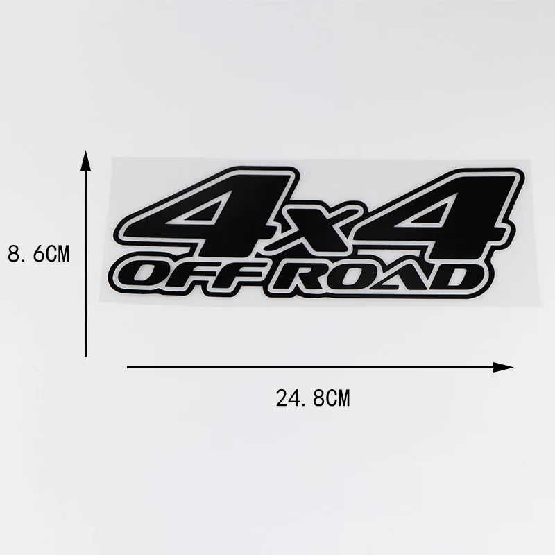 

24.8cmx8. 6cm automobile 4x4 personalized decoration creative Automobile motorcycle sticker waterproof sunscreen sticker