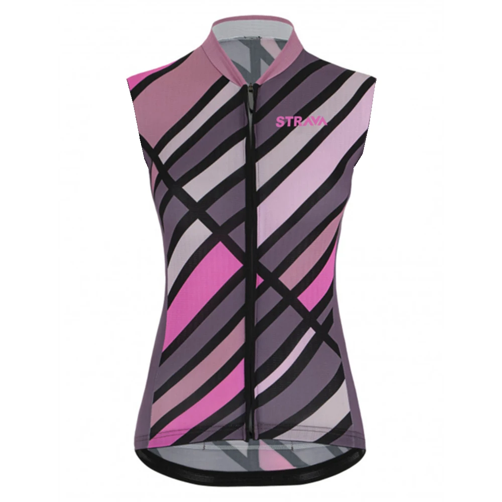 

Женская трикотажная футболка для велоспорта STRAVA, быстросохнущая дышащая майка без рукавов для гонок на горном велосипеде, 2022