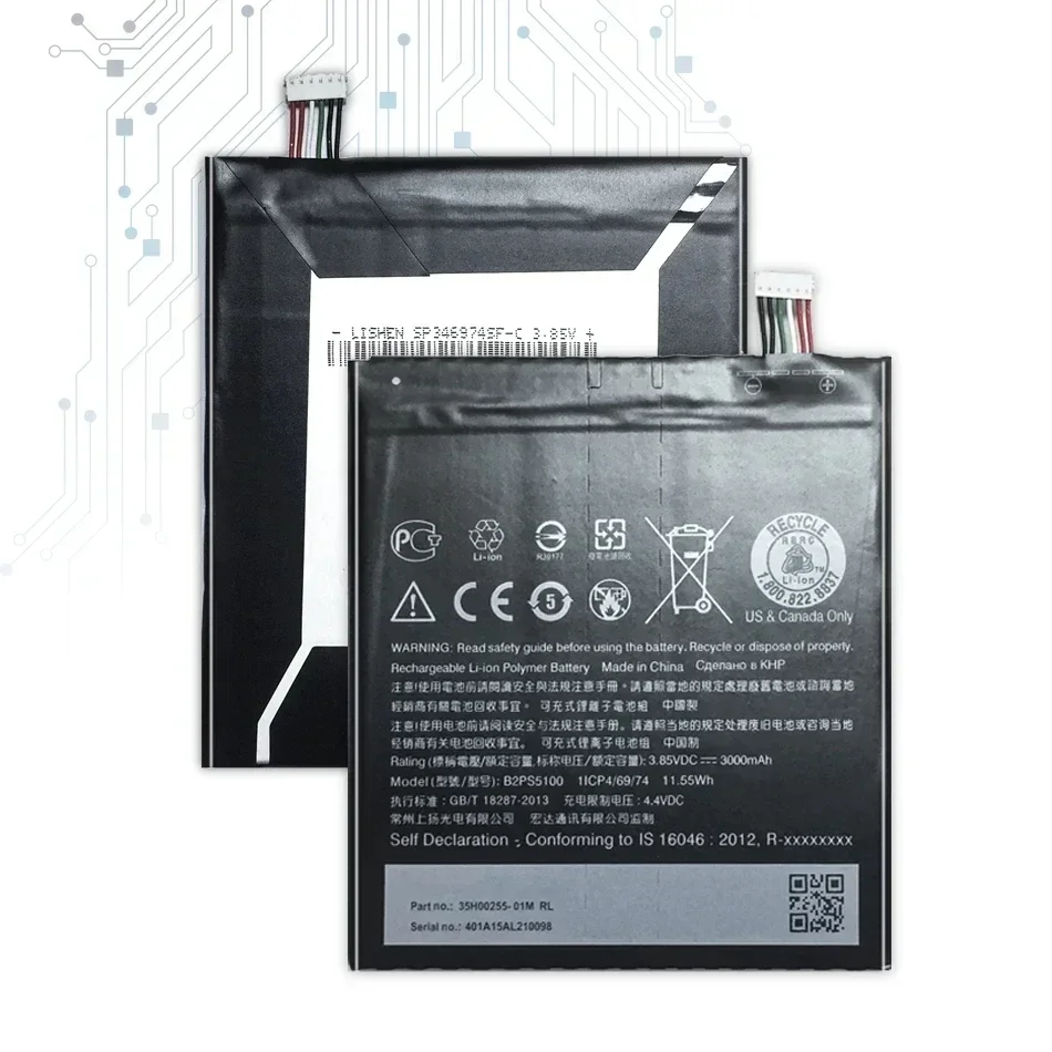 B2PS5100 Аккумулятор 3000 мАч для мобильного телефона HTC One X9 Dual X9E E56ML X9u Desire 10 pro D10W D820U D820S