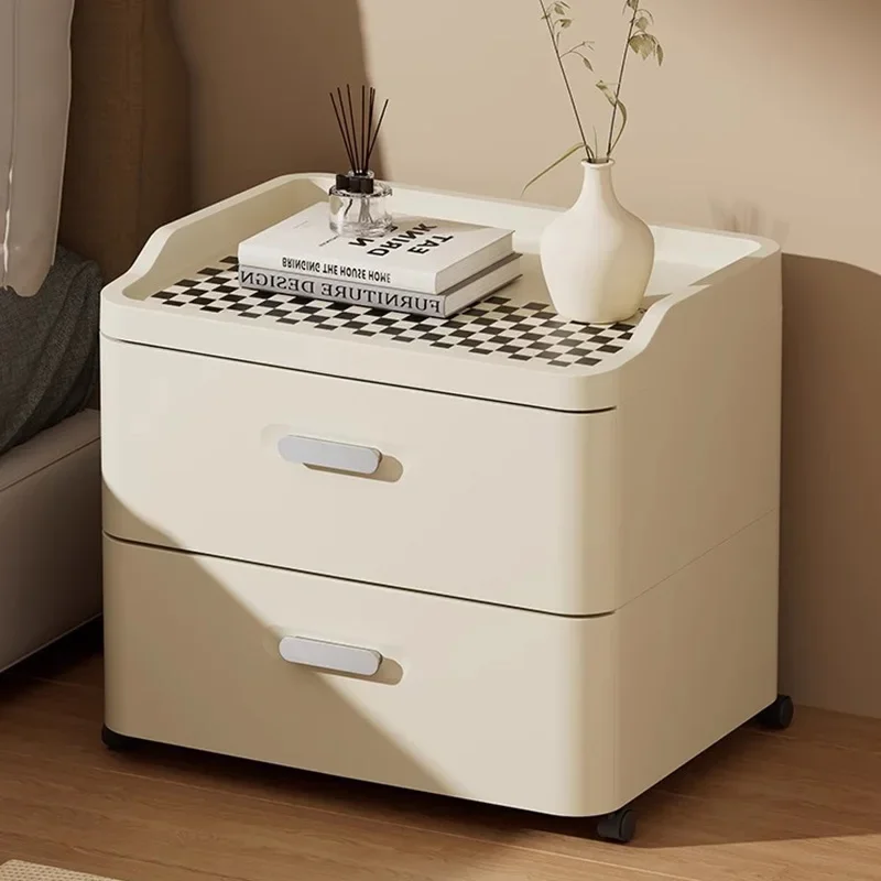 Угловой прикроватный столик Современная ночная тумбочка среднего века в