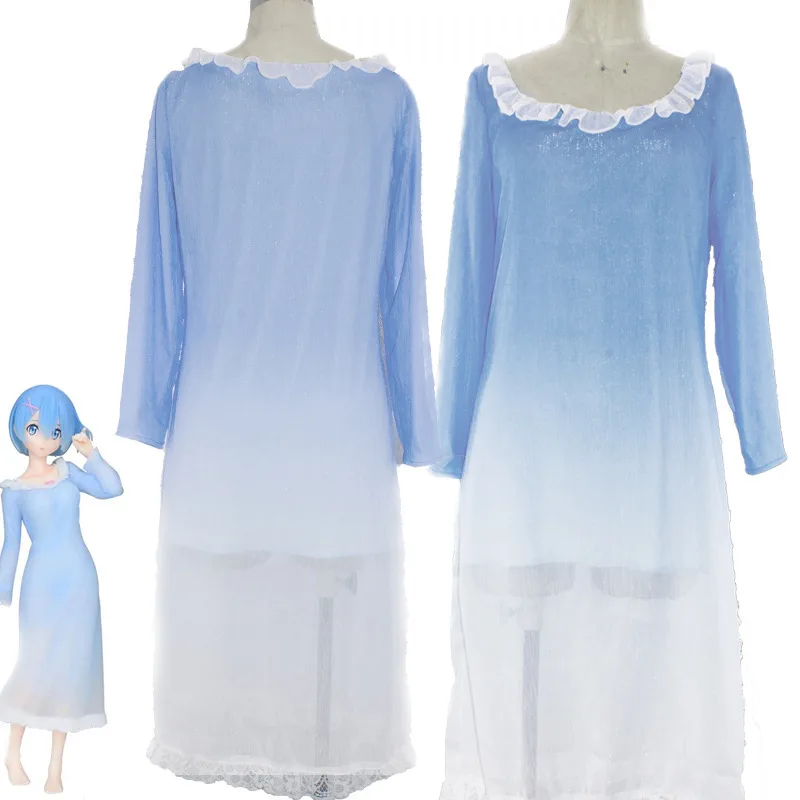

Everyday Can Wear Light Pajamas Blue Cosplay Halloween Dress Up Dress Cos Costume Otherworldly Life