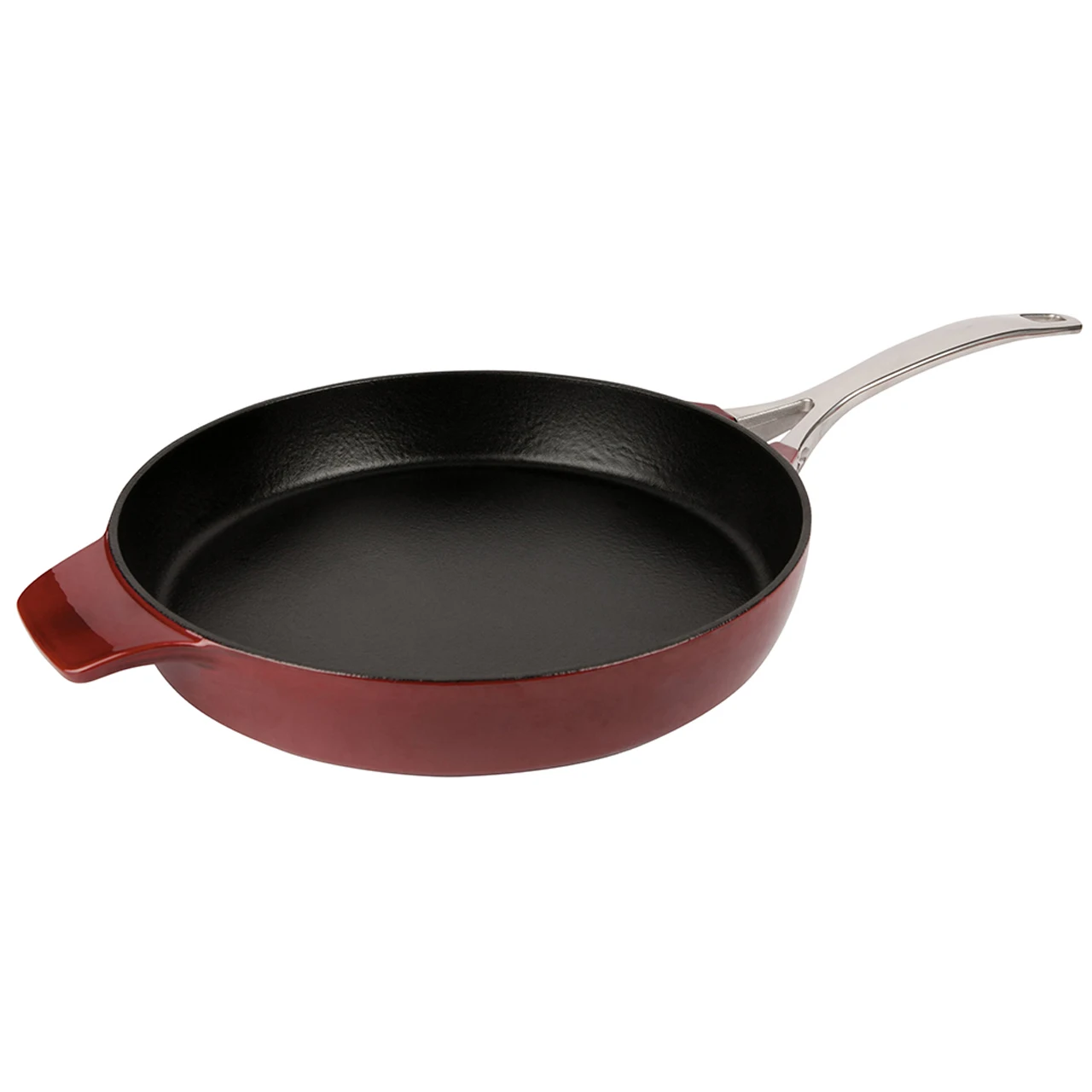 Сковорода без крышки Rondell Noble Red 28 cm RDI-706 (Диаметр см чугун покрытие эмаль подходит