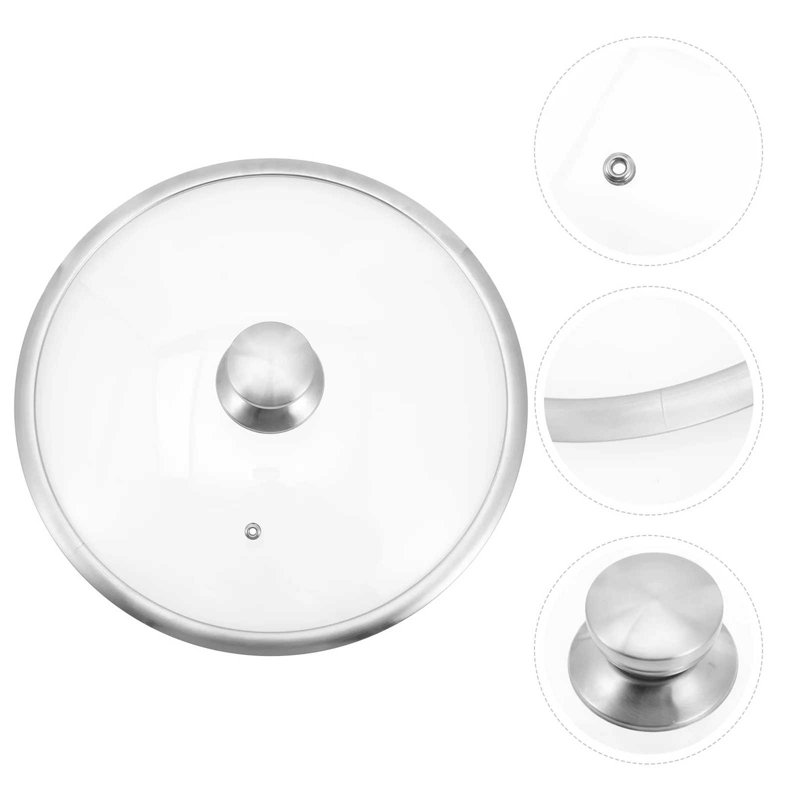 

Pot Replacement Lid Replacement Frying Pan Cover Stainless Steel Pan Lid Bakeware Lids Frying Pan Lid Replacement Pot Lid