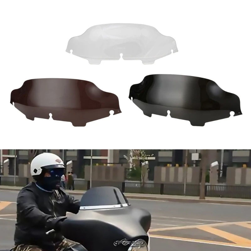

6" Windshield Fairing Windscreen Cover for Davidson 97-13 Drop Shipping
