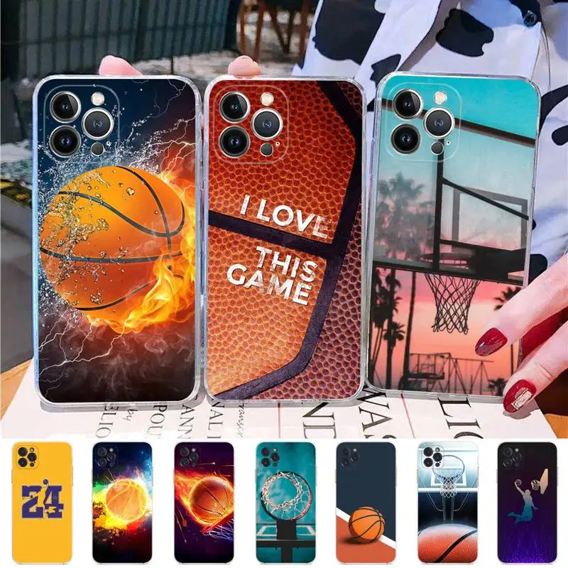 

Basketball Basket Number Phone Case Silicone Soft for iphone 14 13 12 11 Pro Mini XS MAX 8 7 6 Plus X XS XR Cover