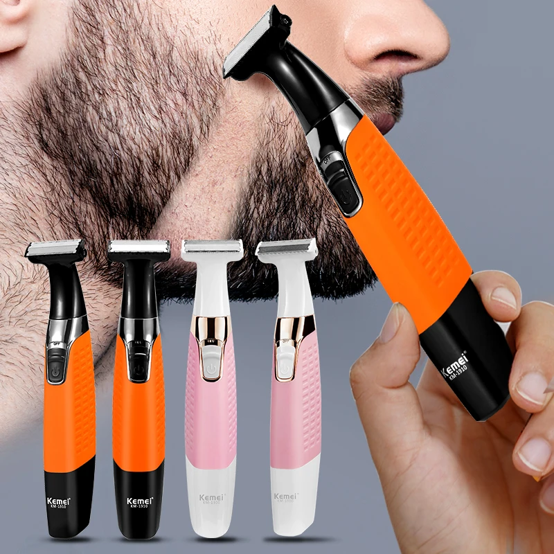 For Men Rechargeable Beard Trimer Waterproof Razor Professional Hair Shaving Machine Grooming Women Shaver Blade
