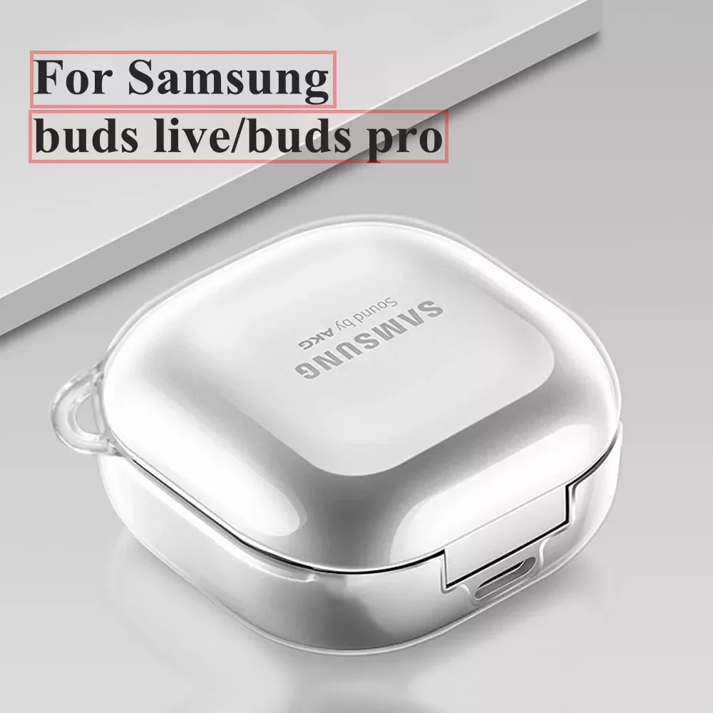 

Case For Samsung Galaxy Buds Pro / Buds Live Transparent Clear Bluetooth Headset Cover For Samsung Galaxy Budspro Shell Funds