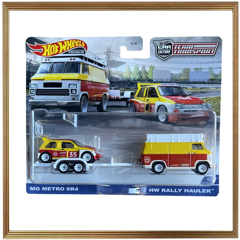Hot Wheels 1/64 командные транспортные автомобили MG METRO 6R4 &amp HW ралли буксировщик