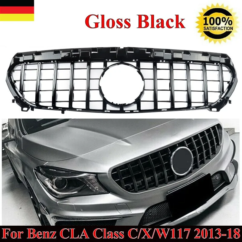 Решетка передней капота MagicKit для Mercedes CLA Class W117 CLA250 CLA45 AMG 2013-2016 Решетка передней капота MagicKit для Mercedes CLA Class W117 CLA250 CLA45 AMG 2013-2016