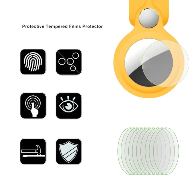 

5/10Pcs Screen Protector For AirTags Soft Clear Protective Film on