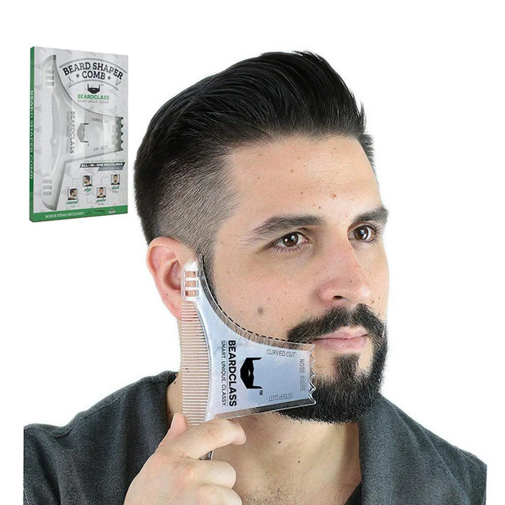 

Men Beard Shaping Beard Hair Combs Men Shaving Tools Hair Beard Trim Template Beard Template Comb