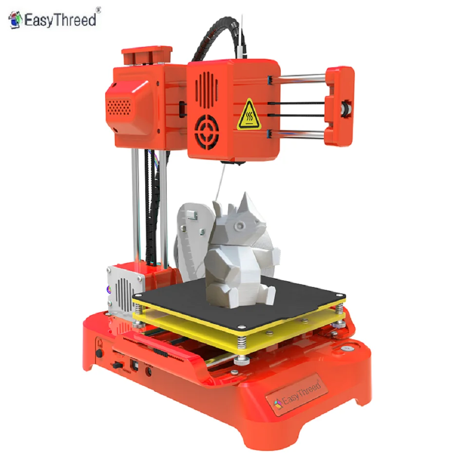 

EasyThreed K7 3D Printer Beginner Simple Mini 3D Printer Entry Level Low Noise Desktop 3D Printing Machine For PLA TPU Filament