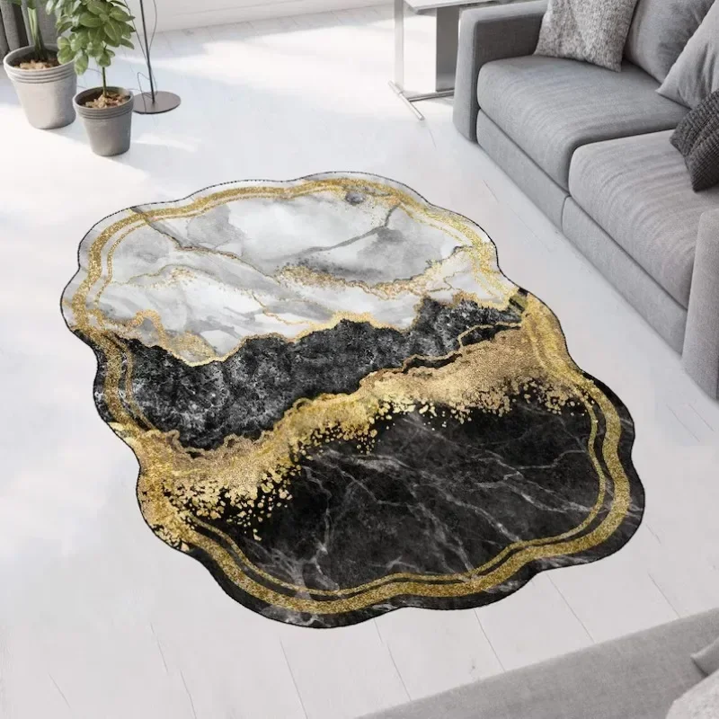 Светильник роскошный Ковер для гостиной с мраморным рисунком прикроватный