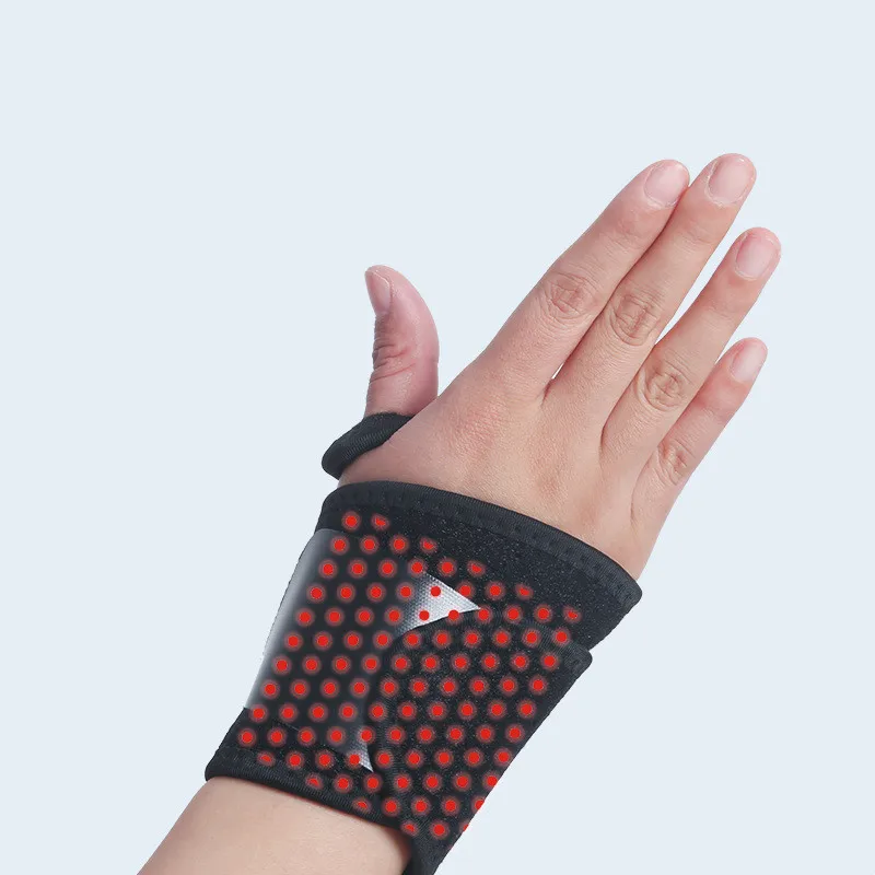 

1pc Self-heating Wristband Adjustable Bandage Compression Wrist Brace Unisex Winter Warmer Hand Sports Wrist Support Protector